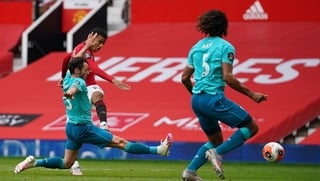 Manchester United's English striker Mason Greenwood