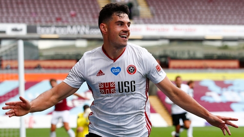 Egan's equaliser was his first Premier League goal
