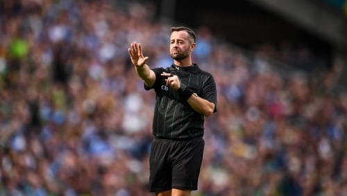 Gough refereed last year's All-Ireland football finals