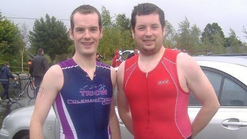 Philip Brophy (left) and his brother Fergus