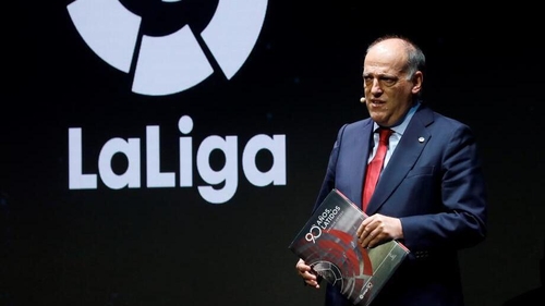 President of La Liga Javier Tebas