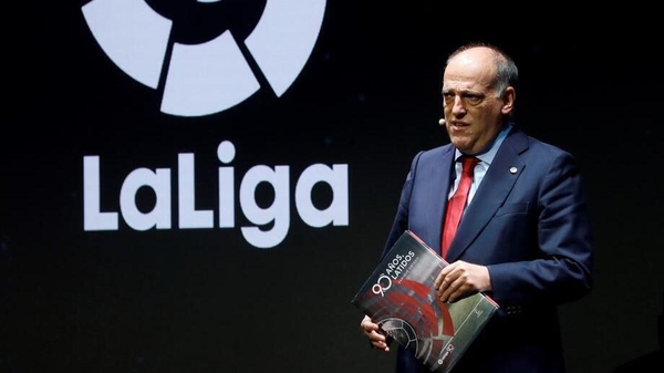 President of La Liga Javier Tebas