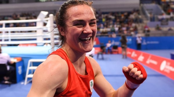 Kellie Harrington eased through to the last 16
