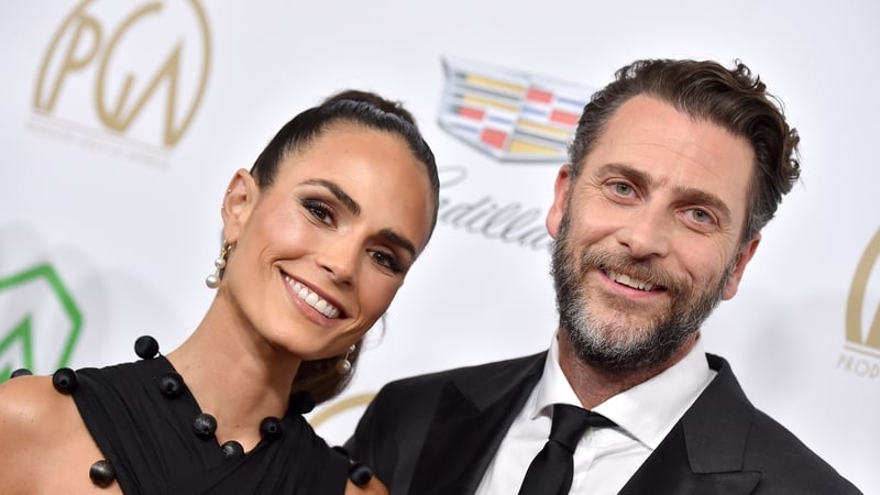 Jordana Brewster and Andrew Form