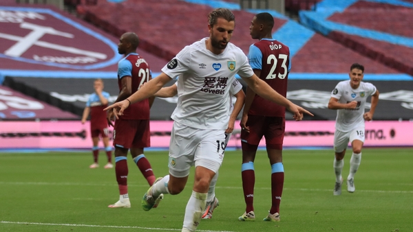 Jay Rodriguez celebrates scoring what proved to be the winner