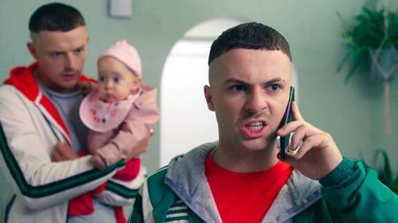 Chris Walley and Alex Murphy - and baby makes three