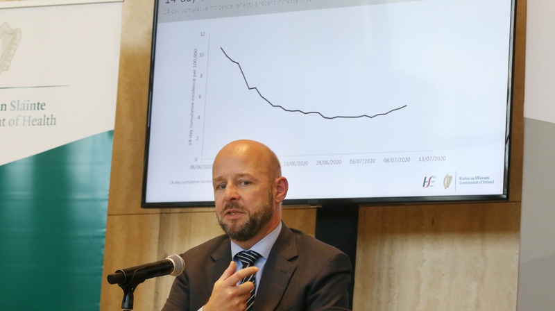 Professor Philip Nolan said the R number was 'at or above 1' (Pic: Rolling News)