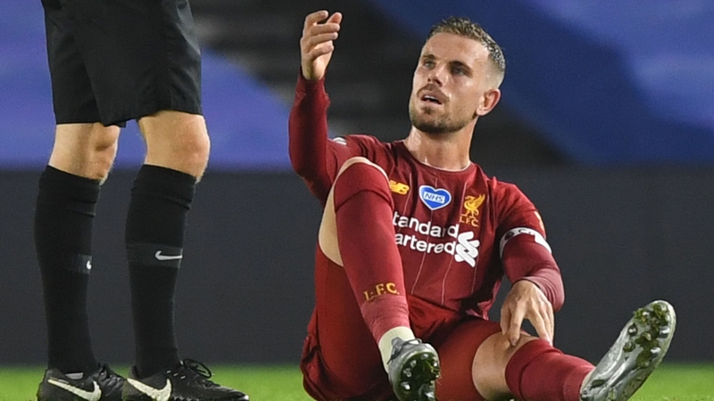 Liverpool's captain sustained the injury against Brighton