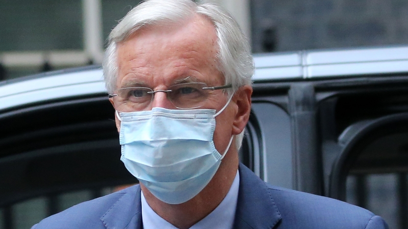 Michel Barnier said Britain's position has not evolved in recent months on some key sticking points