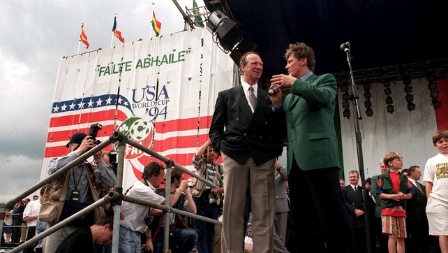 A 2-0 loss to constant companions Netherlands saw Ireland exit USA 94 at the last-16 stage - they returned for a more muted homecoming in the Phoenix Park (Picture credit: David Maher)