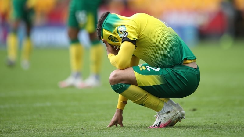 Max Aarons at the final whistle