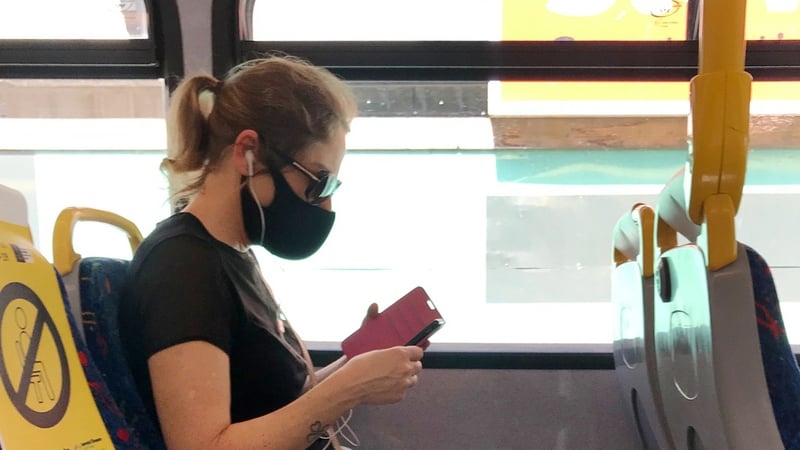 Dublin Bus capacity is currently 37 passengers per double decker bus