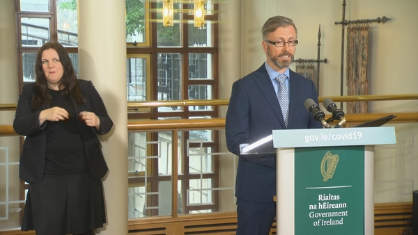 Roderic O'Gorman said he was even more surprised to hear of a potential for Level 5 restrictions on Sunday evening