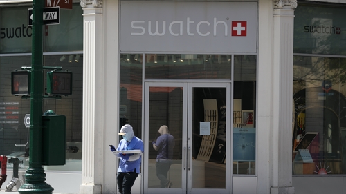 Swatch's sales fell 46.1% to 2.2 billion Swiss francs ($2.34 billion) in the first half of 2020