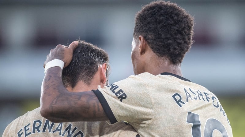 Marcus Rashford opened the scoring for Man United on the stroke of half-time at Selhurst Park