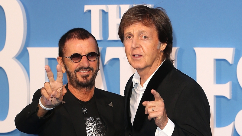 Ringo Starr and Paul McCartney