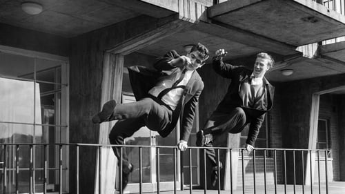 Norman Hunter and Jack Charlton in unison outside Elland Road in 1965