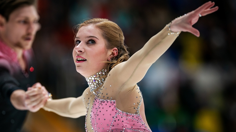 Ekaterina Alexandrovskaya competed with Harley Windsor at the 2018 PyeongChang Games