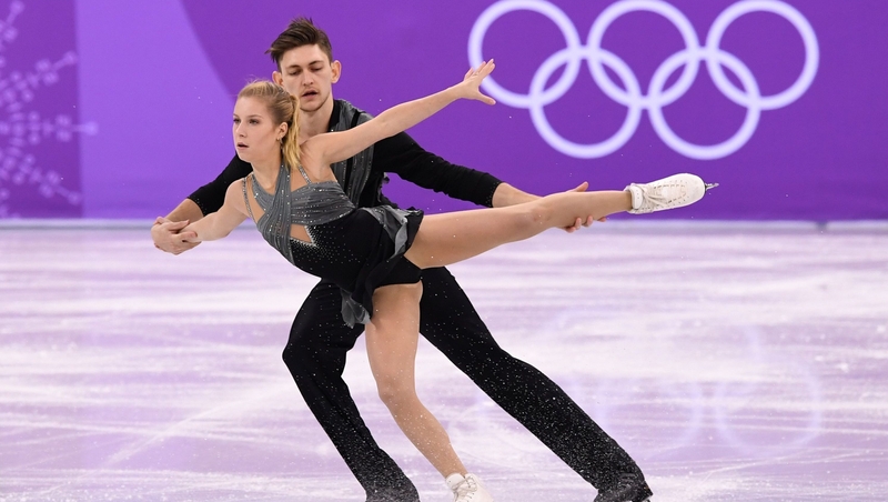 Ekaterina Alexandrovskaya and Harvey Windsor at the 2018 PyeongChang Winter Olympic Games