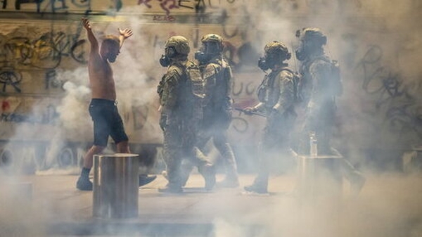 The US Department of Homeland Security deployed Border Patrol police and federal marshals to Portland