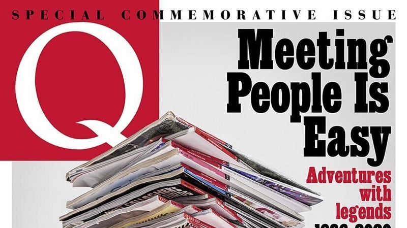 The final front cover of Q magazine