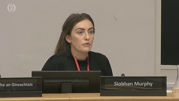 Siobhan Murphy told the committee that her workplace 'was a hazard'