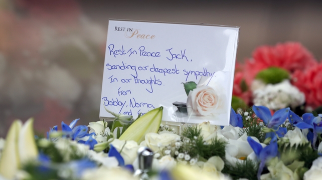 Message from Bobby Charlton and his wife Norma - Bobby was unable to attend the funeral due to the health reasons