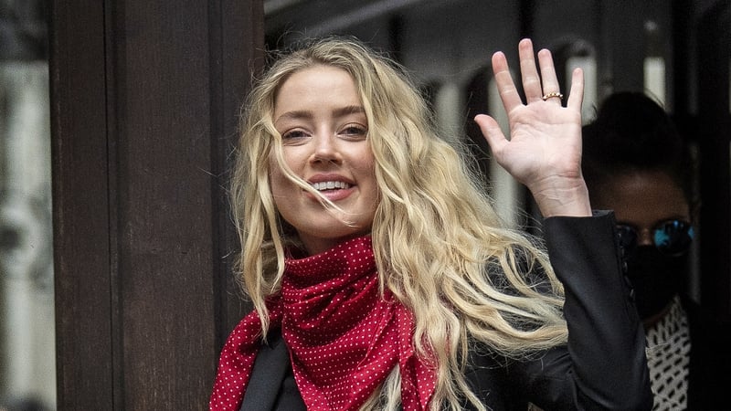 Amber Heard made the claim on the second day of her evidence at London's High Court