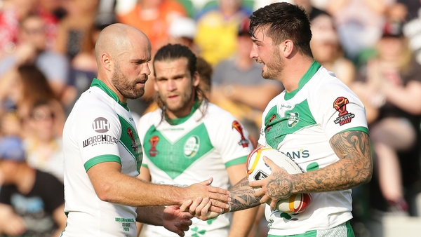 Ireland in action at the 2017 World Cup
