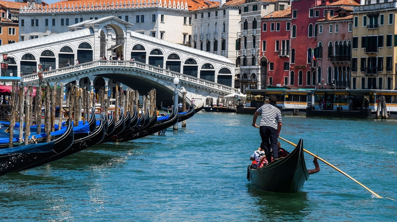 The move is a safety measure, rather than a bid to increase the gondolier's profits by spreading customers over more boats