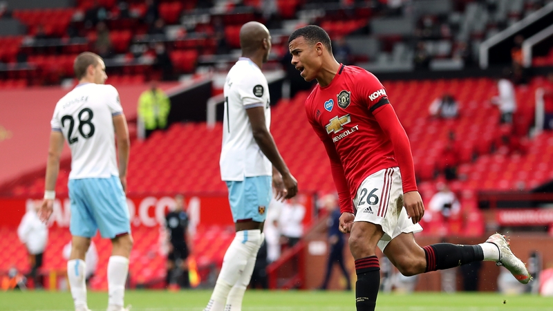 Manchester United's Mason Greenwood scored the equaliser