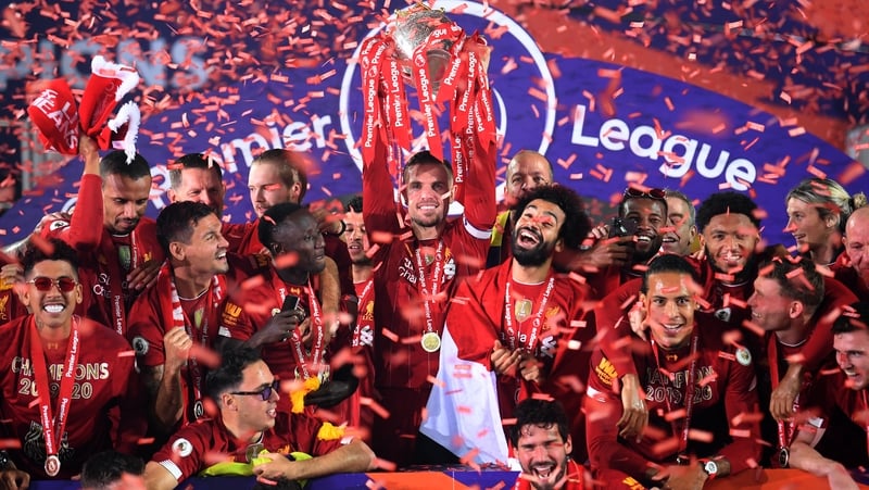Liverpool lifted the Premier League trophy for the first time in 30 years