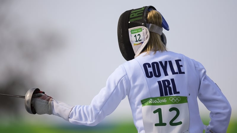 Natalya Coyle won two-thirds of her fencing bouts today