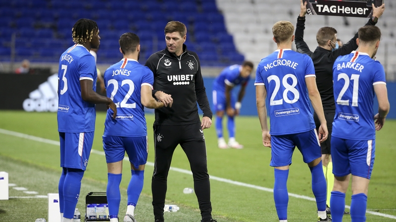 Rangers played Lyon last week