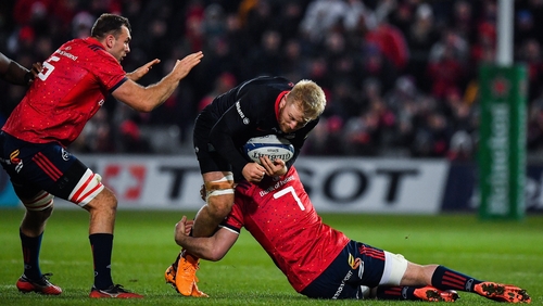 Jackson Wray in action against Munster last year
