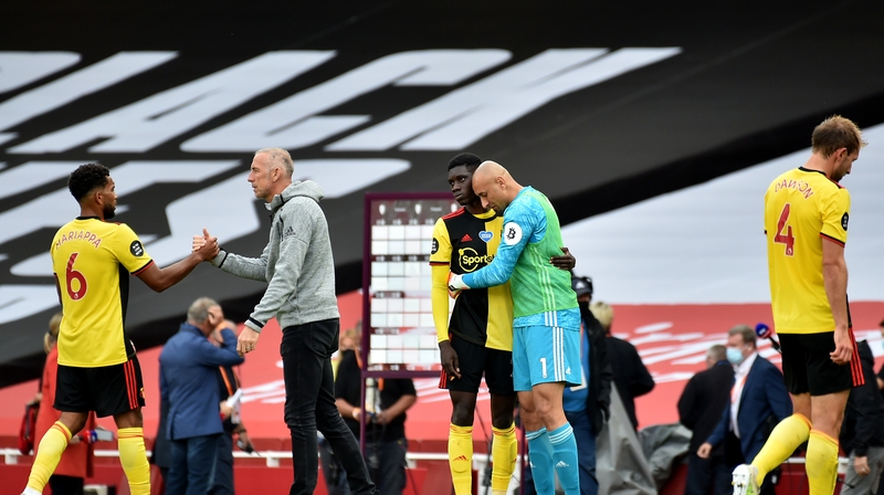 Watford are relegated, having sacked their manager two games ago