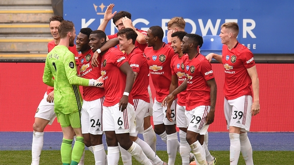 Manchester United were 14 points behind Leicester at one time