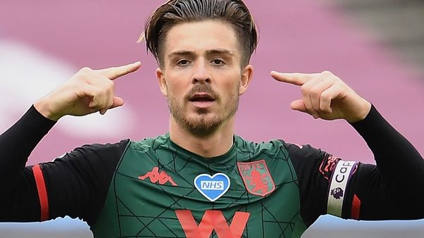 Jack Grealish scored his 10th goal of the season