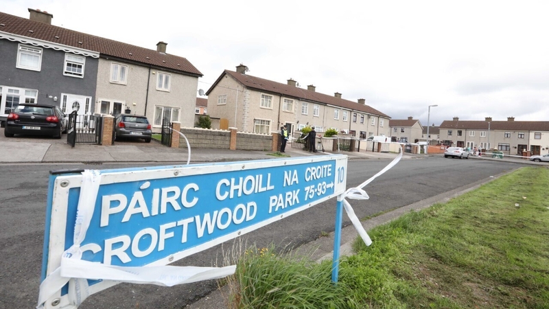 The fatal shooting happened at a house in Croftwood Park in Ballyfermot yesterday morning