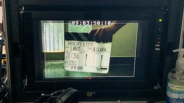 Filming resumed on Monday Photo: BBC
