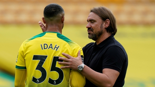 Daniel Farke is back is the top flight with Norwich along with Adam Idah