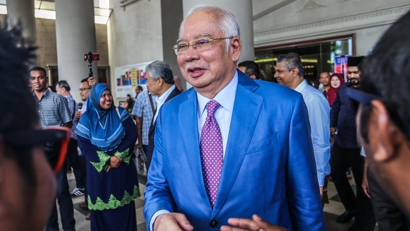 Najib Razak had denied charges of abuse of power, criminal breach of trust and money-laundering