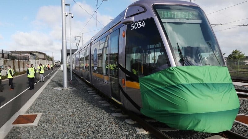 The Luas extension plan was announced at Broombridge station this morning