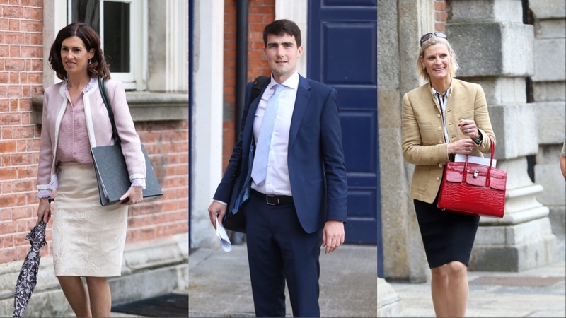 Hildegarde Naughton, Jack Chambers and Pippa Hackett (L-R)