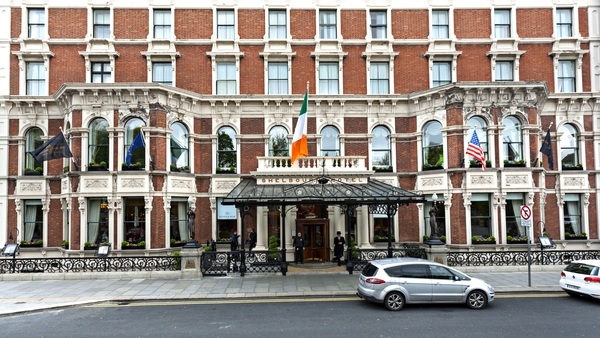 The statues had stood at the front of the hotel for 153 years