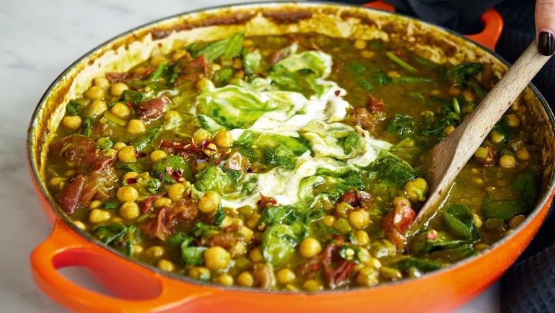 Make chickpeas the star of the show with this speedy curry dish.