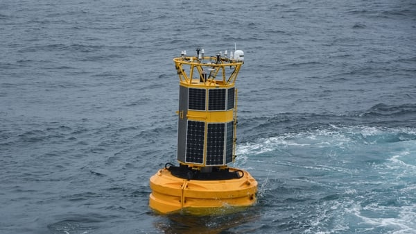Weather buoys are constantly collecting data.