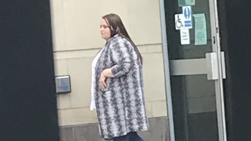 Christine Connor pictured today outside Belfast Crown Court