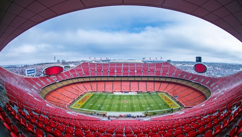 NFL action will kick off at an empty Arrowhead Stadium on 10 September