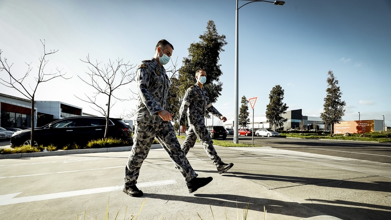 The state of Victoria has ordered all residents to wear face-coverings outside